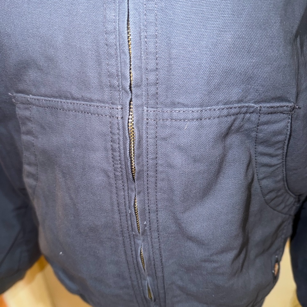 Woman medium fleece lined duck Hooded Jacket - Gray nwt - Picture 6 of 14